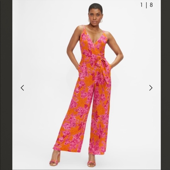 Ted Baker Harbble WIDE LEG CULOTTE JUMPSUIT - Picture 4 of 13